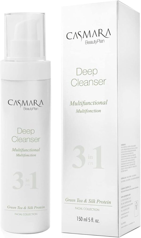 Casmara 3 in 1 Deep Cleansing Green Tea 150ml - Image 2